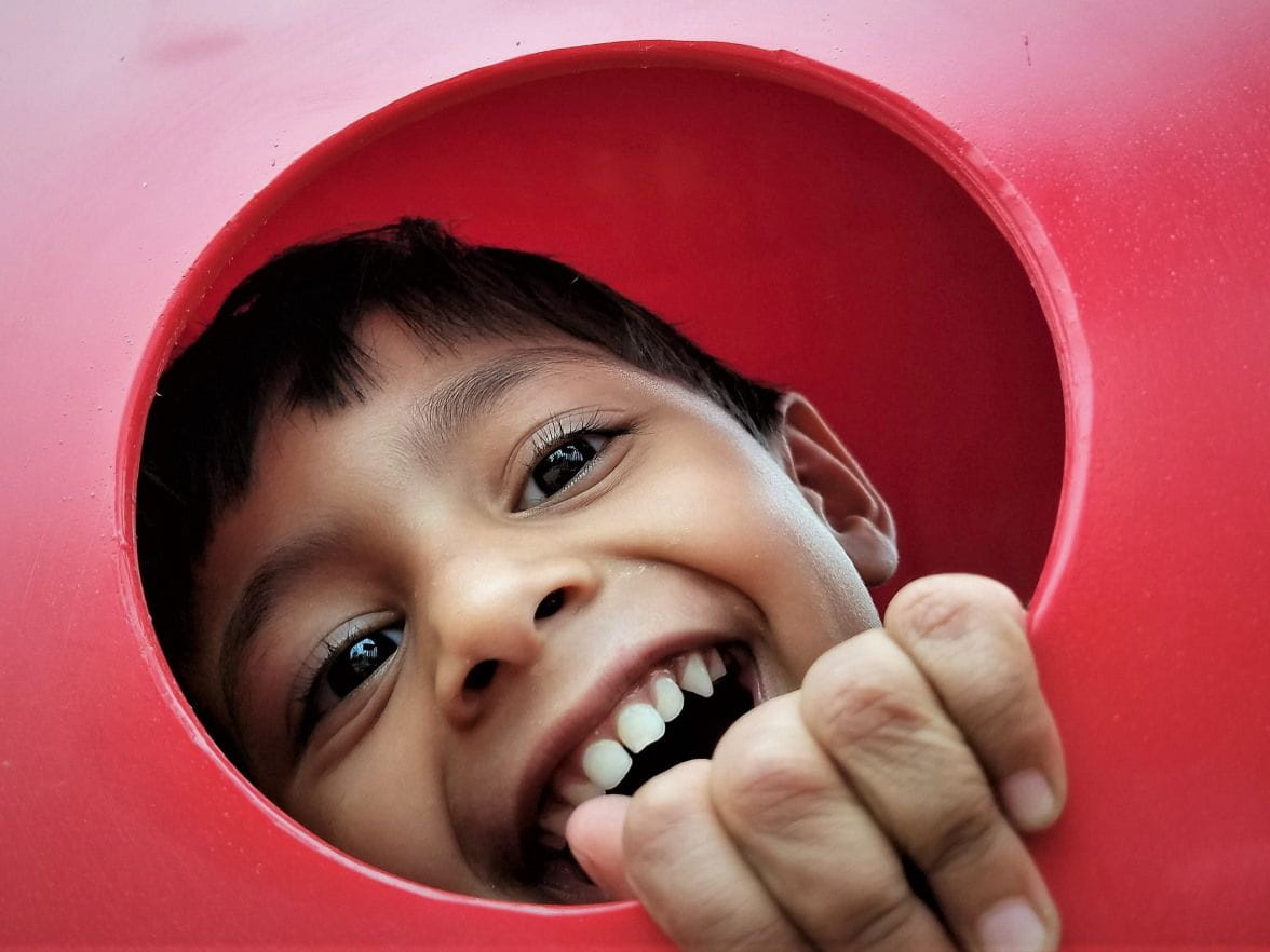 child playing