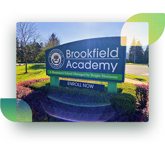 learn about brookfield academy, a bright horizons montessori school